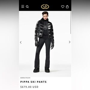 GOLDBERG - PIPPA SKI PANTS BARELY WORN SIZE 10